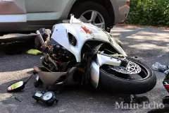 18.05.2025 - Rohrbrunn - Verkehrsunfall - Motorradfahrer stirbt nach Kollision mit PKW