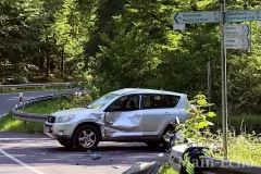 18.05.2025 - Rohrbrunn - Verkehrsunfall - Motorradfahrer stirbt nach Kollision mit PKW